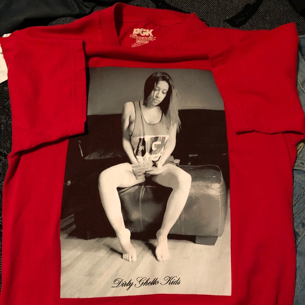 Dgk Red tshirt - M no stains , make offers